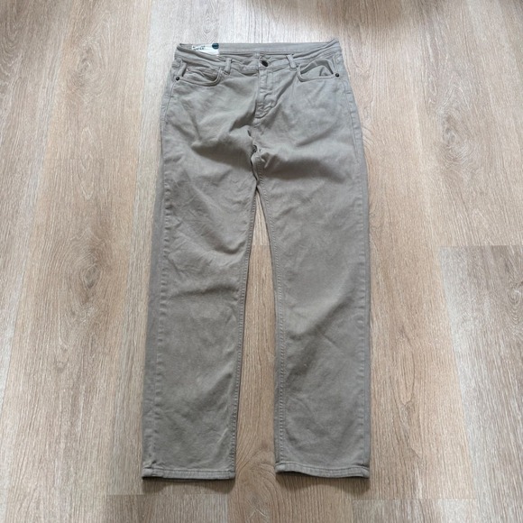 Marine Layer Other - Marine Layer Original Slim 5 Pocket Twill Pants Mens 34x30 Grey Tan Stretch